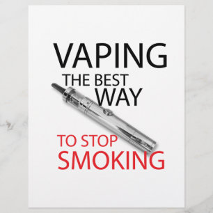 Sluta röka reklamblad