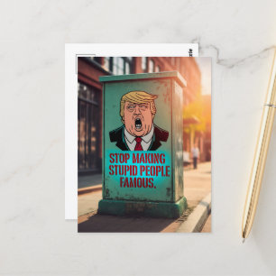 Sluta skapar Berömden Stupid People Vykort