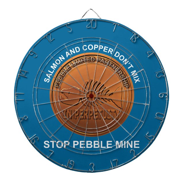 Sluta skära min - Pebble Mine Penny Darttavla (Framsidan)