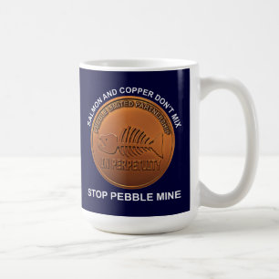 Sluta skära min - Pebble Mine Penny Kaffemugg