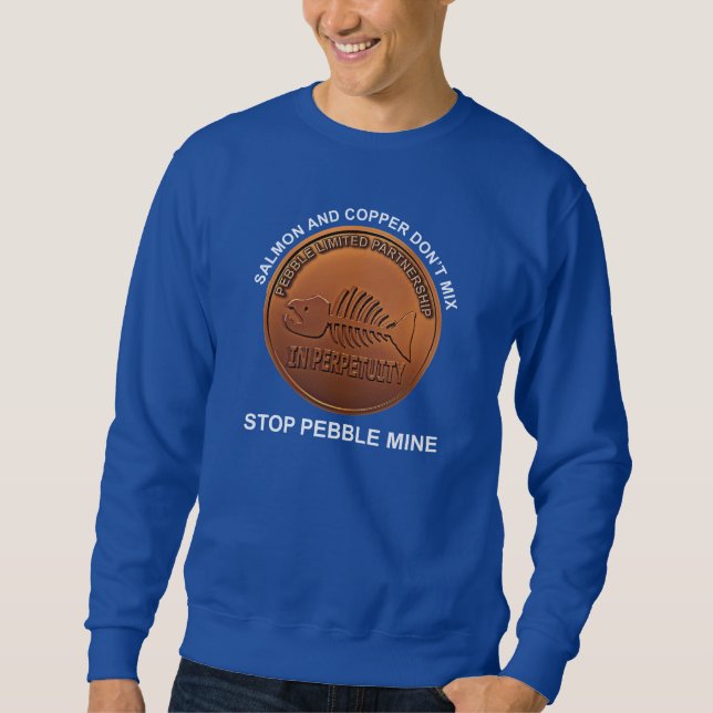 Sluta skära min - Pebble Mine Penny Lång Ärmad Tröja (Framsida)