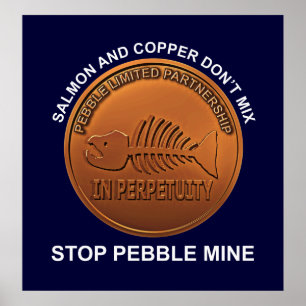 Sluta skära min - Pebble Mine Penny Poster