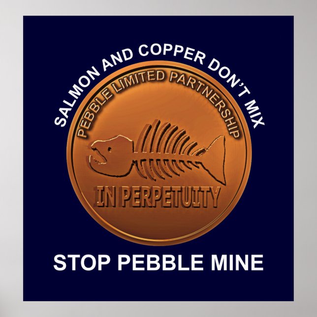 Sluta skära min - Pebble Mine Penny Poster (Framsidan)
