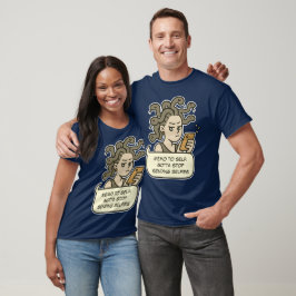 Sluta skicka själfiler, Lilla Medusa grekiska myto T Shirt