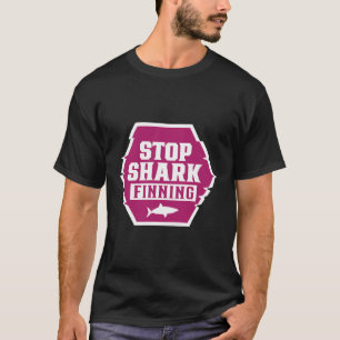 Sluta söka efter hajfenor Fins Anti T Shirt