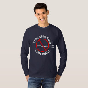 Sluta sprida Chem Trail Shirt Tee Shirt