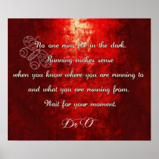 Sluta springa! poster