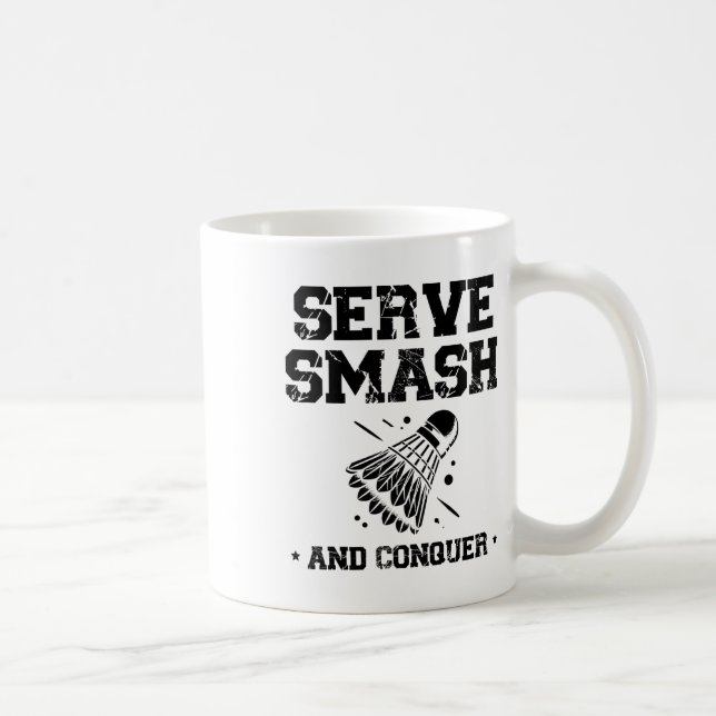 Sluta starta på min Badminton-spelarserie 1 Kaffemugg (Höger)