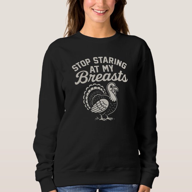 SLUTA STIRA PÅ MIN BYST T SHIRT (Framsida)