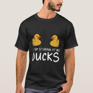 Sluta stirra på min Ankor-Gult. T Shirt
