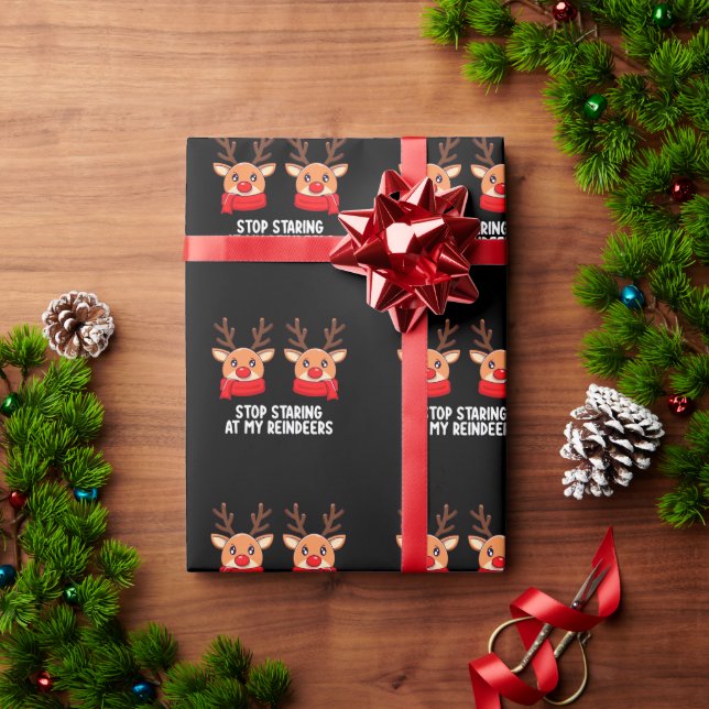 Sluta stirra på mina renar, julen Helgdag Presentpapper (Julgåva)