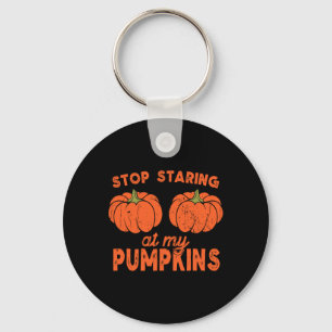 Sluta stirra på Roligten Halloween Design W Nyckelring