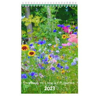Sluta titta på blommor 2023 kalender