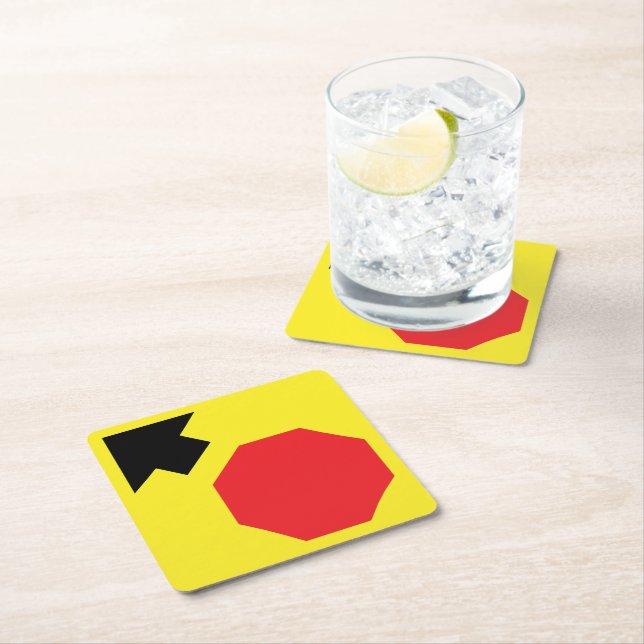 Sluta Underlägg Papper form på diagonalformen (Insitu)