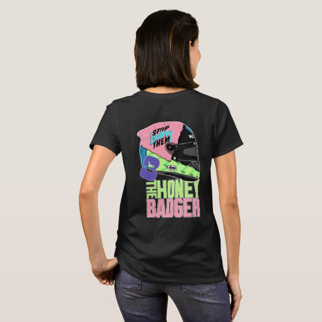 Sluta vara dem! | F1 Fläkt-tribut T Shirt (Hel baksida)