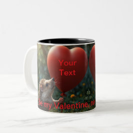 Sluta vara min Valentine Två-Tonad Mugg