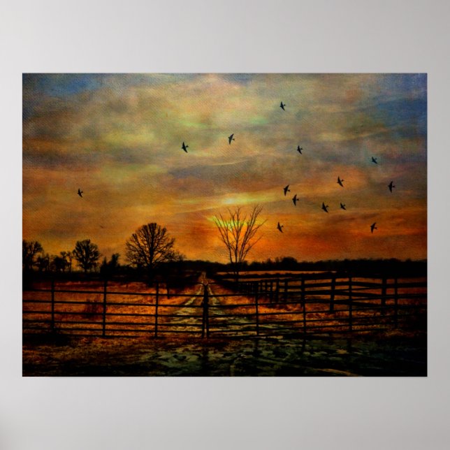 Slutande höst poster (Framsidan)