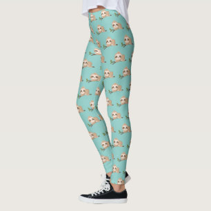 slutblått leggings