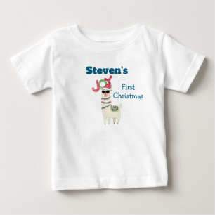Sluten jul   Joy Typography   Helgdag Llama T Shirt