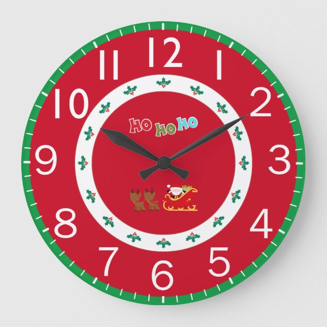 Sluten jul stor klocka (Framsida)