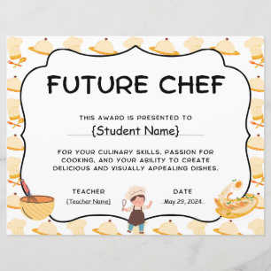 Slutet av det kommande erkännandet av Chef Student