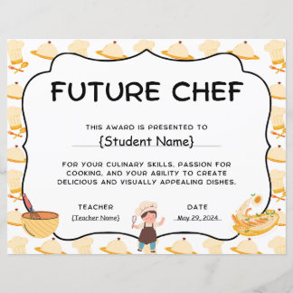 Slutet av det kommande erkännandet av Chef Student