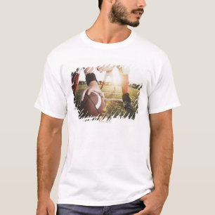 Slutet av fotboll centrerar upp att förbereda sig t shirt