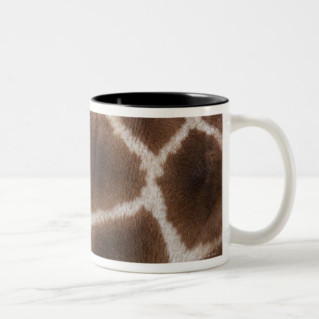 Slutet av giraff flår upp Två-Tonad mugg (Höger)