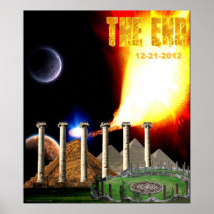 Slutet av Mayan Calendar Poster