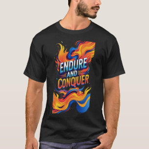 Slutet och erövra t shirt