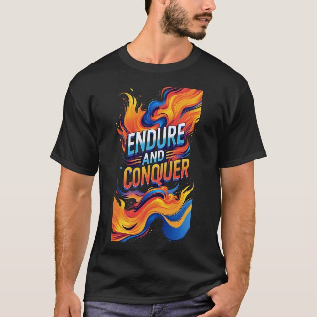 Slutet och erövra t shirt (Framsida)