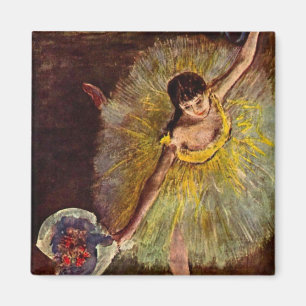 Slutet på en arabesk av Edgar Degas, Vintage Balle Magnet