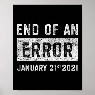 Slutet på ett fel 21 januari 2021 8645 Riksrätt An Poster