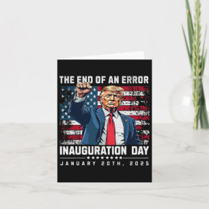 Slutet på ett fel som ordförande vid Trump-install Kort