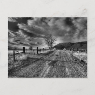 Slutet på färdkortet vykort