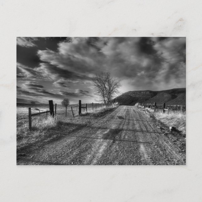 Slutet på färdkortet vykort (Framsida)