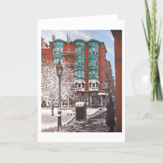 Slutet på julkort helgkort