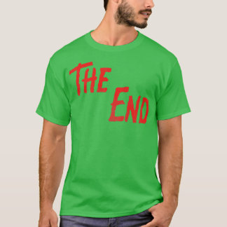 Slutet på Krediten för Retro-skräcken T Shirt