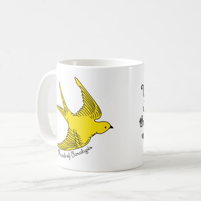 Slutet på paralysen kaffemugg (Framsida vänster)