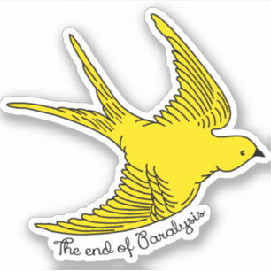 Slutet på paralysen klistermärken