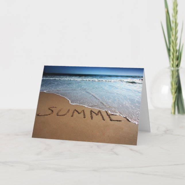 Slutet på sommaren vid Kaliforniens kust Kort (Framsida)