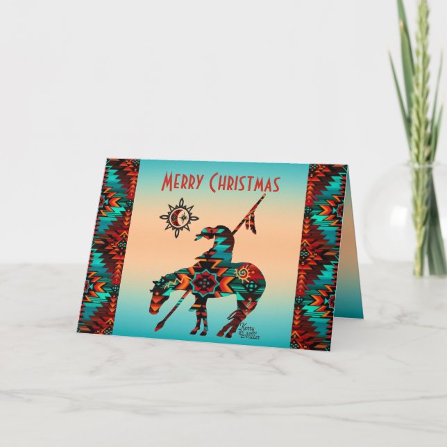 Slutet på Trail vikt Holiday Card Helgkort (Framsida)