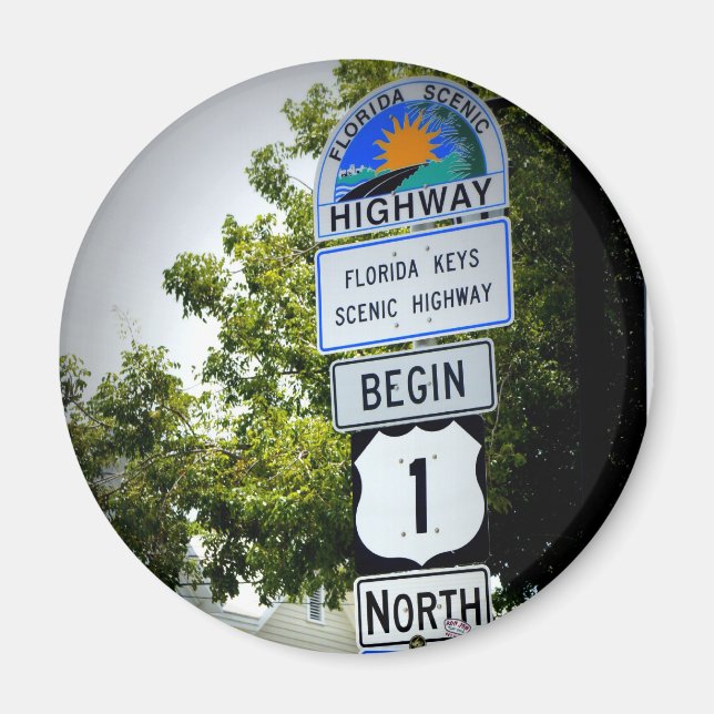 Slutet på vägen magnet (Framsidan)