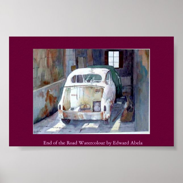 Slutet på vägen poster (Framsidan)