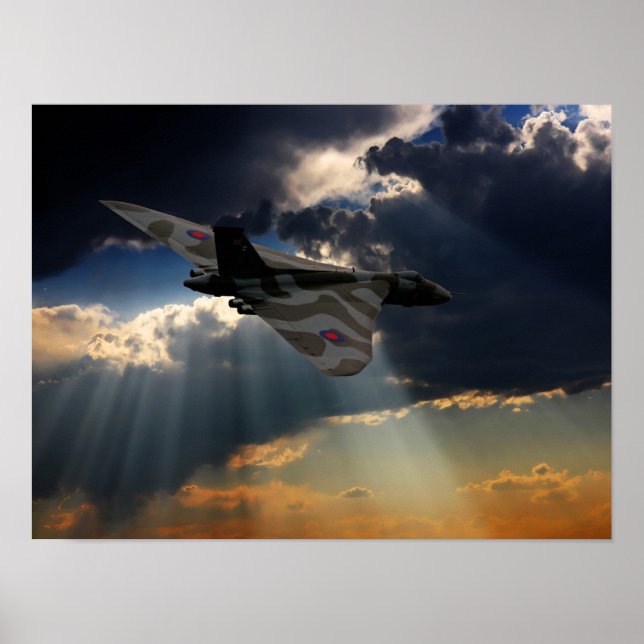 Slutflyg XH558 Poster (Framsidan)