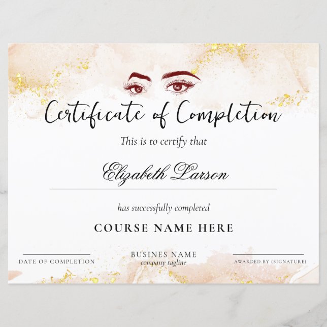 Slutförande av Rosa av flytande Guld i klosterkurs (Framsida)