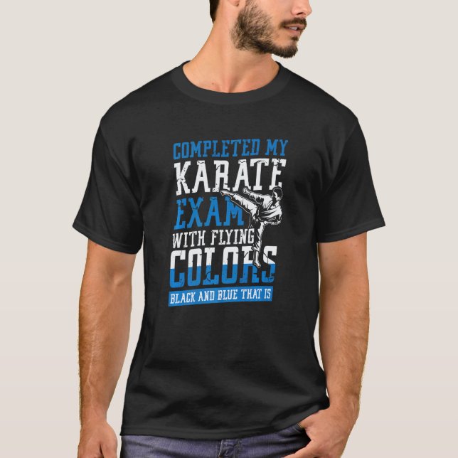 Slutfört min karateexamen MMA T Shirt (Framsida)