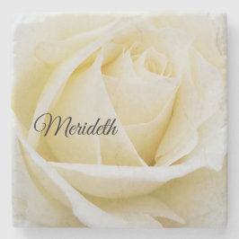 Slutfoto för Pristine Vit ros Stenunderlägg