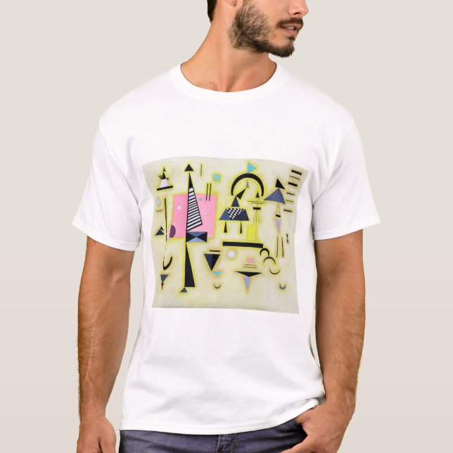 Slutgiltig Rosy, Wassily Kandinsky T Shirt (Framsida)