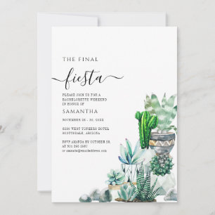 Slutgiltigt Fiesta Boho Scottsdale Bachelorette Pa Inbjudningar